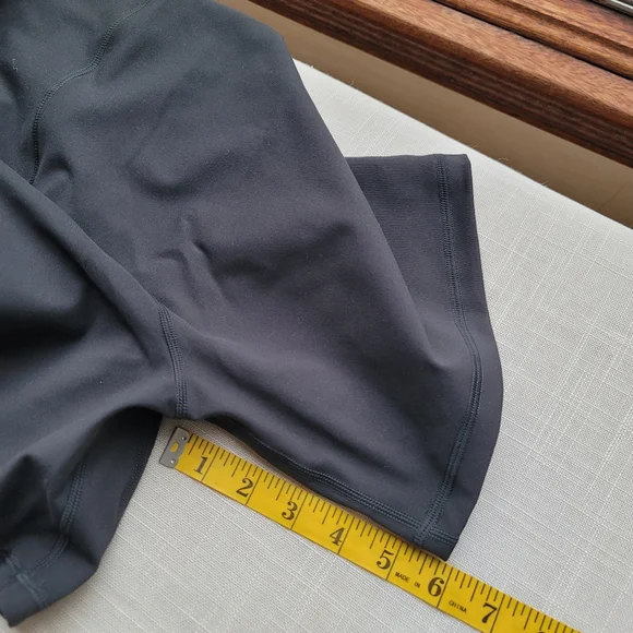 New! J.Crew Sz M Medium CloudStretch High-rise Bike Black Shorts Pocket NWT - Picture 8 of 11